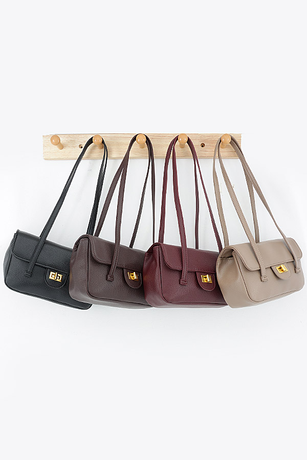 Vegan Leather Shoulder Bag