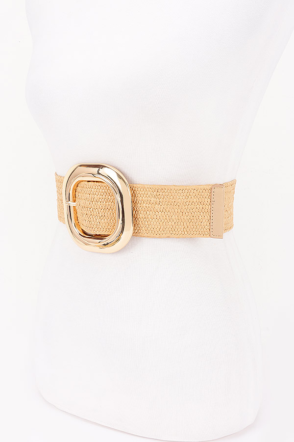 Metal Buckle Elastic Belt