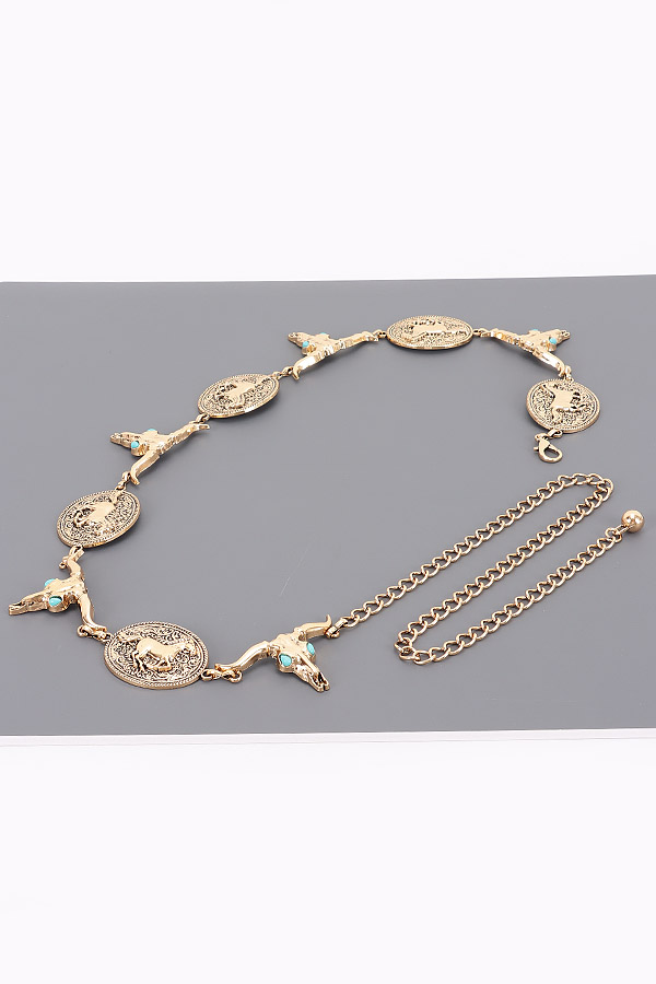 Vintage Metal Chain Belt