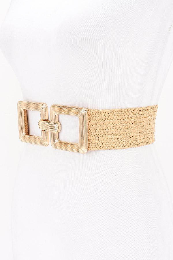 Metal Buckle Elastic Belt